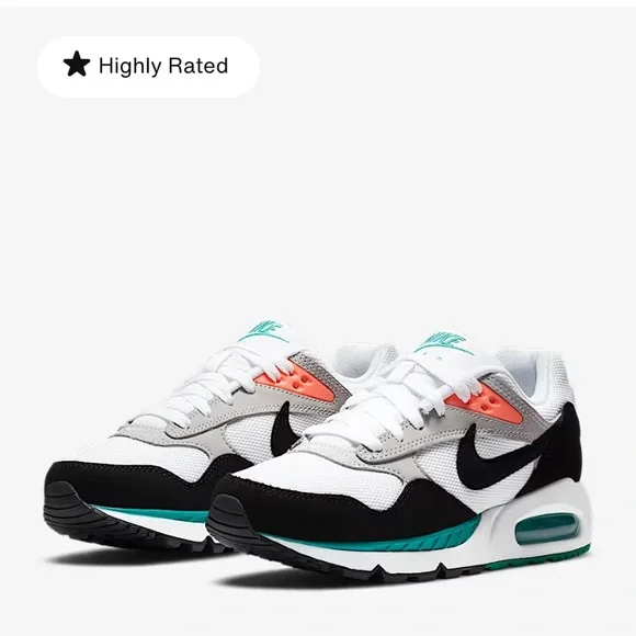 Nike Air Max Correlate Women's Black White Teal Coral size 6 - Picture 1 of 9